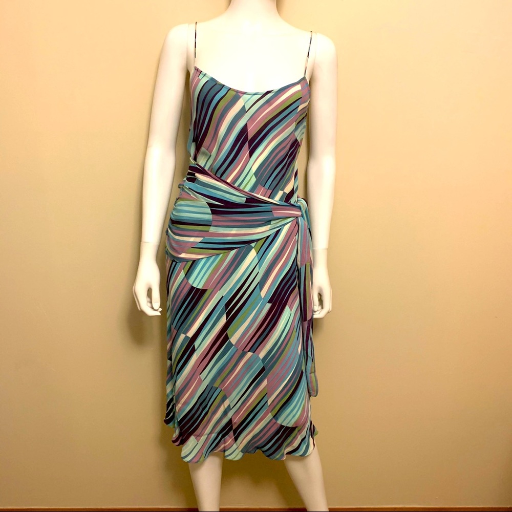 Diane von Furstenberg wrap tie silk dress